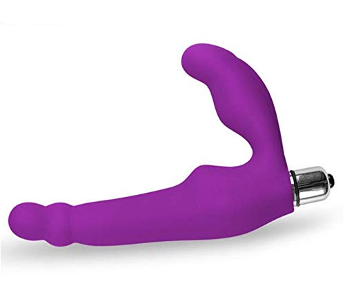 Strapless Strapon Blockage Toys Funny Toys Gland comfortabler Strapless Strap On Dong P-énis Interesting Products Funny Toys for Women,Purple