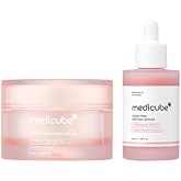 medicube Pink Glass Glow Skin Duo - Salmon Dna Pdrn Pink Peptide Serum, Triple Collagen Cream