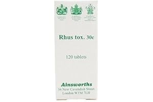 Ainsworths Rhus Tox 30C Homoeopathic 120 tablet