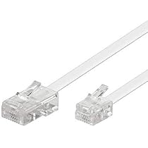 Cavo Telefonico RJ11 6P4C - 2 Metri, Nero, Per Fax, Modem, Router DSL/VDSL, ISDN - Foto 2