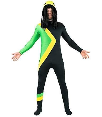 Widmann Costume Rasta Jamaïque - Bonnet Dreadlocks, Lunettes Et Joint Pour Fête à Thème