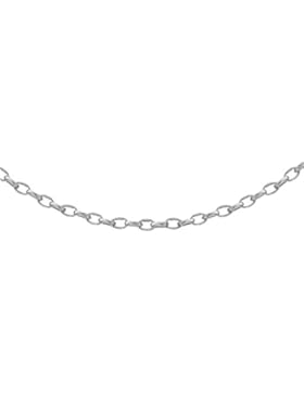 Carissima Gold Unisex-Kette ohne Anhänger 375 Weißgold 46 cm - 5.14.5814