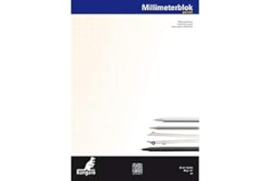 Carta millimetrica Kangaro A3 A3 80 grammi Blocco 25 fogli Confezione da 5 pezzi