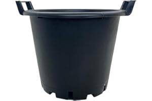 OAKLAND GARDENS Heavy Duty 30L Plant Pots Potato Containers With Handles Buckets Plastic Planters - Large Planter Pots for Gardens - Flowers, Vegetables & Trees (30 L, Pack of 6)