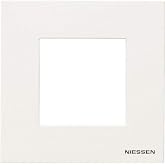 CABLEPELADO Compact frame for 1 Niessen Zenit | 1-element frame and frame | N2271BL | 85x85 mm | Suitable for surface and rec