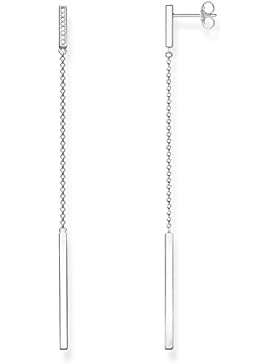 THOMAS SABO Damen Ohrringe 925er Sterlingsilber Zirkonia Weiß H1953-051-14
