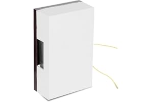 SONEW Campanello Manuale Cablato, di Controllo Accessi a Parete Ding Dong Chimes Facile da Installare (bianco)(220V)