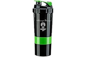 ADHOC SPORT shaker coctelera de proteinas (verde)