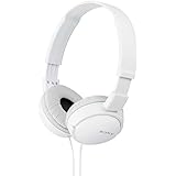 Sony MDR-ZX110A On-Ear Stereo Headphones (White)