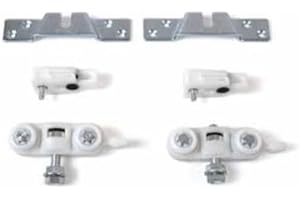 VI.TEL. KIT SISTEMA SCORREVOLE PER PORTE SCRIGNO DELTA PORTATA 80 KG PER BINARIO ALTO