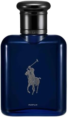 Ralph Lauren Polo Blue Parfum Uomo, Profumo Uomo Fresco e Leggero, Fragranza Legnosa e Agrumata, Note di Mandarino, Vetiver e Legno di Quercia, Profumo di Lusso da Uomo, Fragranza Ricaricabile, 75 ml
