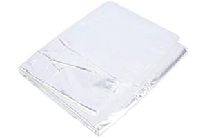 Cafopgrill 50 sztuk Wyczyść jednorazowe ubrania Worki na kurz Pranie chemiczne Pokrowce na ubrania i ubrania Przechowywanie sukienek Koszule Płaszcze (60 * 100)