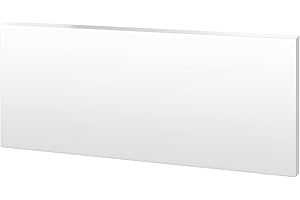 VEVOR Lámina de Plástico HDPE 1 Pieza Panel de Plástico de Polietileno Alta Densidad 610 x 1219 mm Grosor de 13 mm Personalizables para Manualidades, Equipos Industriales Alta Resistencia, Blanco