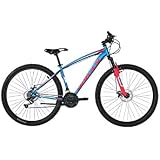 Hogan, 27,5 MTB Unisex adulto, Blu/Rosso, l : Sport e tempo libero