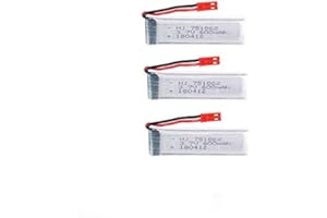 YUNIQUE GREEN-CLEAN-POWER YUNIQUE ITALIA 3 Pezzi Batteria Lipo Ricaricabile (3.7V 600mAh) per RC Droni quadricotteri UDI U817 U817C U817A U818A WLtoys V959 V969 V979 V989 V999 V929 V949 V212 V222 RC