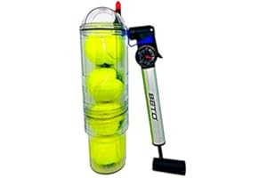 TUBOPLUS PRESSURIZZATORE TUBOX4 Crystal con Pompa con MANOMETRO BETO per Tutte Le Barche con 3 O 4 Palline da Tennis E Padel.