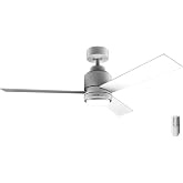 Cecotec EnergySilence Aero 4850 Style White Ceiling Fan with Light, 30 W, Diameter 48 Inches with 3 Blades, Remote Control, D