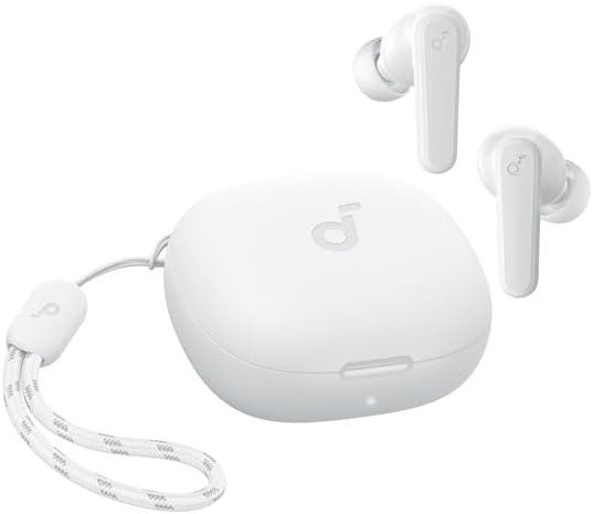 Anker soundcore R50i VI White (TWS) Earbuds10mm Drivers with BigBass, Bluetooth5.3, 30H Playtime, IPX5-Water Resistant,
