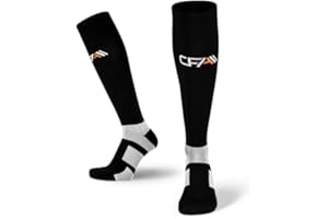COMPRESSION FOR ATHLETES Calcetines De Compresión Graduada Anti Ampollas Para Hombres Y Mujeres, Ideales Para El Deporte | Modelo Hasta La Rodilla | Soporte De Tobillo Y Arco | Diseño Danés | Fabricado En Portugal|