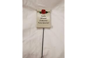 BATHTIME BAKERY Sadly Missed someone very special memorial scroll spike beautiful addition to grave