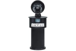 GLB GREEN LEVEL BERLIN Ahuyentador de aves | Sonido de depredadores | Simulador de disparos | Luces flash | Grandes fincas | Paloma, estornino, gaviota, cuervo etc