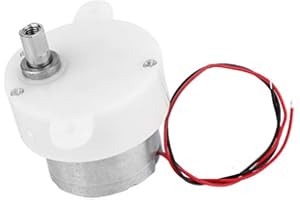 VIAGASAFAMIDO Dc6V Motor Eléctrico de Alta Torsión Y Baja Velocidad, Motor de Engranajes Reductor Cilíndrico, Micro Motorreductor de Plástico de Bajo Consumo Para Proyectos Diy Y Automatización
