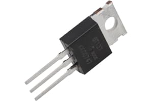 SCONOSCIUTO BT137-600E Triacs Thyristor TO-220 29 x 10 x 4 mm - Noir