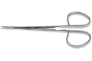 GIMA - Forbici per Sutura Ribbon, Punte Rette, Misura 9.5 cm, in Acciaio Inox