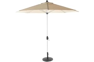 Bramblecrest 3m Sand Aluminium Parasol