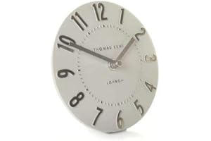 THOMAS KENT LONDON Thomas Kent Mulberry Design Silver Cloud Mantel Clock - 6" London