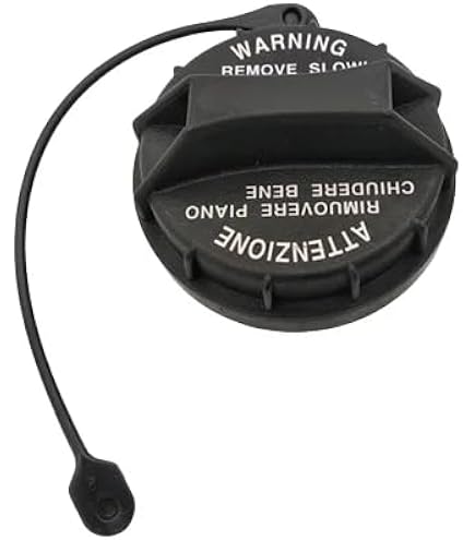 Locking Fuel Tank Cap For VW & Ford - Black Plastic Replacement Cap, OEM# 191203551A, EAN 2015510000011
