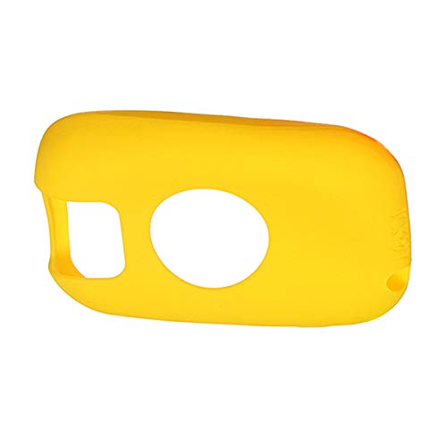 TENGGO Silicone Case Cover + Screen Protector For Polar V650 Cycling GPS Bike Computer-Yellow