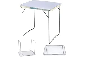 7Sevenjokers PowerTools Folding tray table kids small folding table with 4 foot table Aluminium Folding table Laptop for study or outdoor table for Picnic,BBQ