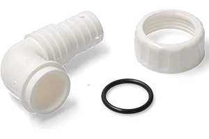 BSSTORE Ablaufkupplung für Waschmaschine, umgekehrt, für Schlauchdurchmesser: 19-22 mm, hergestellt in Italien