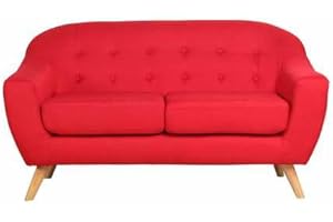 MUEBLIX.COM Mueblix | Sofa Marte 2 Plazas | Sofas de Salón Modernos | Asiento, Respaldo y Apoyabrazos de Espuma de Poliuretano | Sofa de Diseño