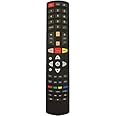 HDF Remote Control Compatible for Worldtech LED TV Remote (Black, 4K-SMRT)