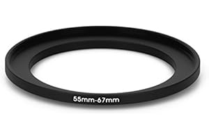 FITTINGS4YOU 55 mm - 67mm Filter Adapter Step-Up Adapter Filteradapter Step Up 55-67