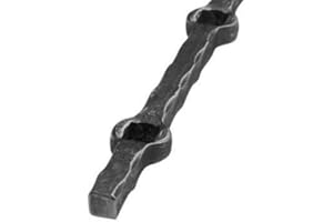 BELLISSIMO ANTONIO Barra forata in Ferro martellato quadro 12x12