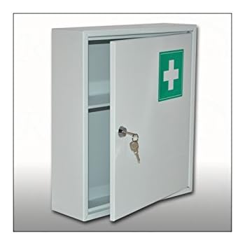 Design Medizinschrank Apothekerschrank Arzneischrank aus Edelstahl mit