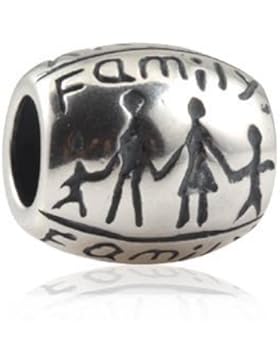 Andante-Stones 925 Sterling Silber Bead mit 