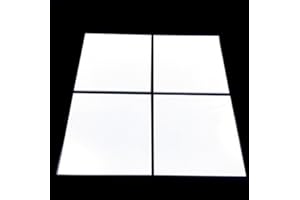 Super Cool Creations White Square Mosaic Wall Tiles - Pack of 10-4cm x 4cm