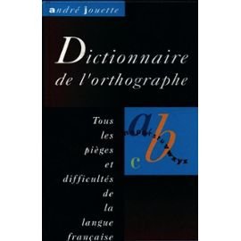 couverture de : Dictionnaire de l'orthographe