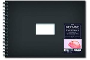 Fabriano Bloc pour aquarelle avec spirale 21 x 29,7 cm 300 g - 25 feuilles de grain fin