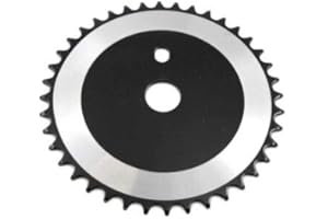 Hard to find Bike Parts OLD SCHOOL BMX OPC CHAINRING 40 TEETH 1/8" FOR ONE PIECE CRANK BLACK STEEL