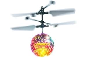 Ninco Skyball Connect, Palla Volante Luci LED Bluetooth, Ascoltare Canzoni Mentre Voli; Sensore di Prossimità, Rileva Gli Oggetti e Si Allontana da Loro, 8 Anni, NH90141