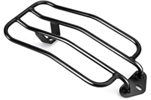 BRUCE & SHARK Porte-Bagages arrière de Moto Matériau métallique en Acier Inoxydable Revêtement de Peinture Noire pour Hon-da CMX 300/500 Rebel 2017-2021