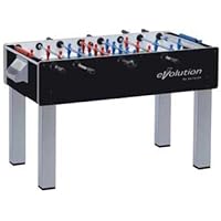 Garlando Calciobalilla F-200 Evolution con aste telescopiche e campo gioco in vetro temperato