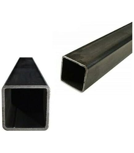 B&T Tubo Rettangolare In Acciaio ST37 – 40x30x2,0 Mm, Lunghezza 1000 Mm, Profilo Cavo Nero Grezzo Per Costruzioni Metalliche