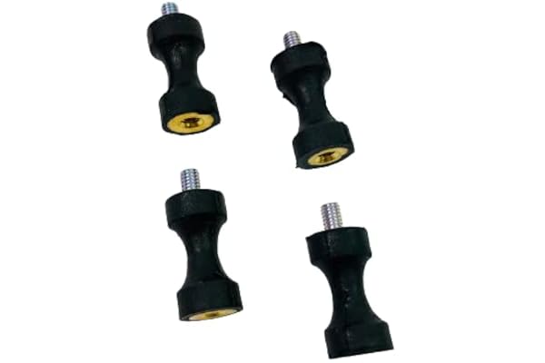 Rund buffert svängbuffert gummi/metall 1 set för MASPO Vibramat de Luxe