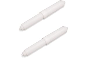 LMYZCBZL Porta Carta Igienica, 2 Pezzi Portarotoli in Plastica, Rulli Porta Carta Igienica, Supporti per Carta Igienica, Con Molla, per Rotolo di Carta Igienica